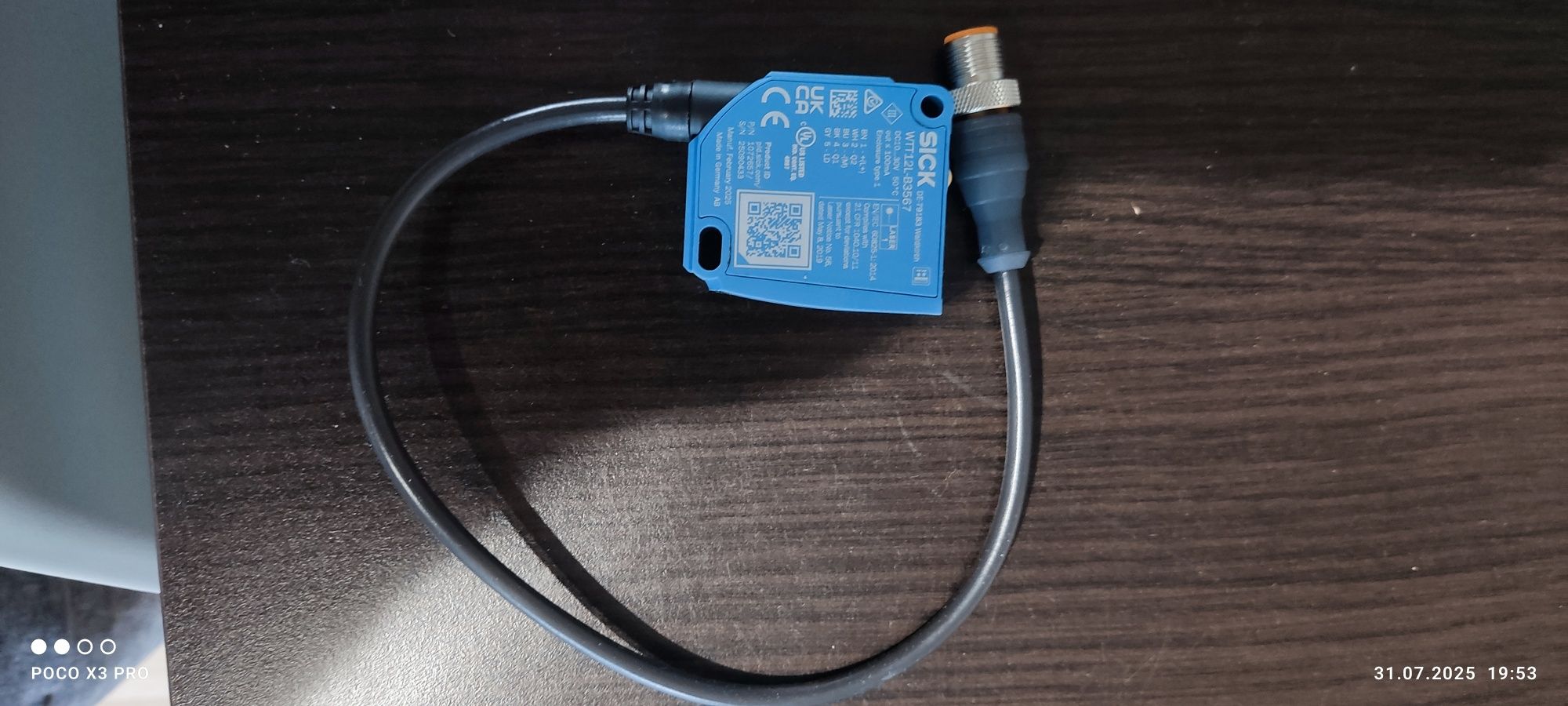 Czujnik optyczny WTT12-B3567 POWERPROX nowy komplet