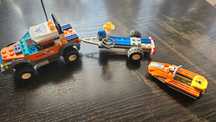 Lego CITY samochód z motorówką