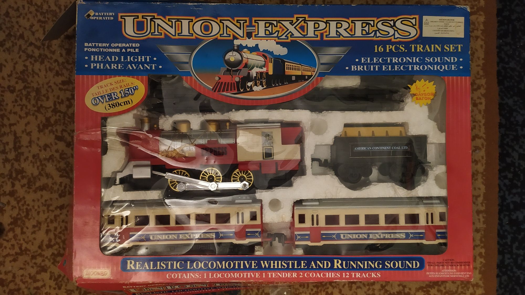 Железная дорога Union Express Train Set 16 pcs.