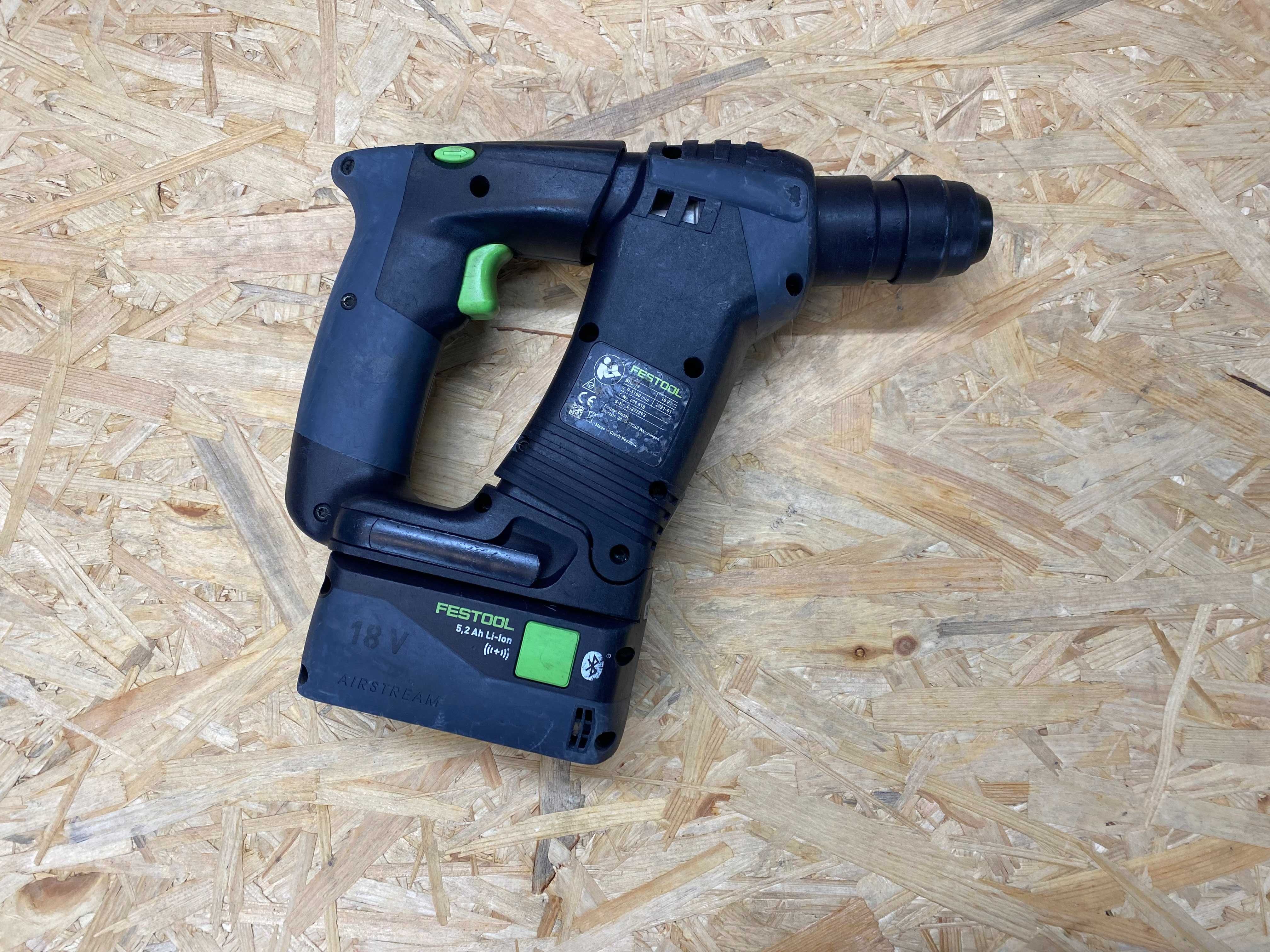 Młotowiertarka Festool BHC 18 + akumulator 18V 5.2Ah – 2021 r