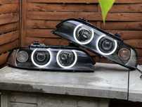 BMW E39 LIFT Lampy Lewa Prawa Lampa BI XENON BiLED ringi LED COTTON