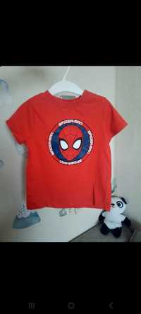 Czerwona koszulka spiderman rozmiar 98