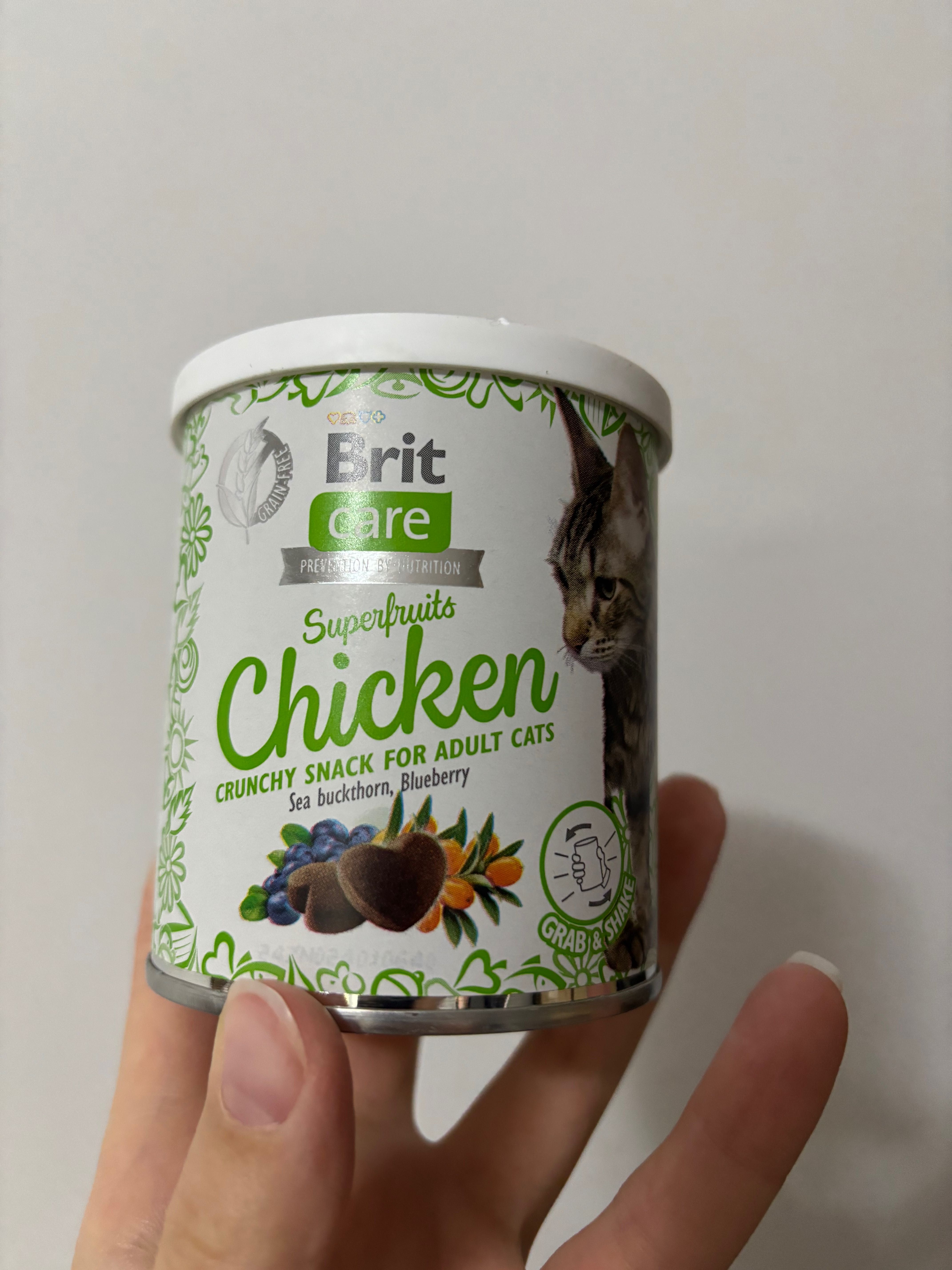 30op brit care superfruits hairball smaczki odklaczanie nagroda