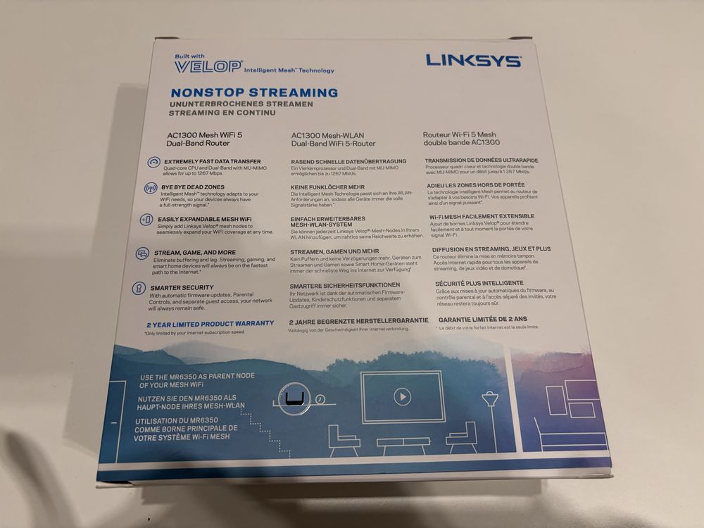 Linksys MR6350 Dual-Band mesh WI-FI 5