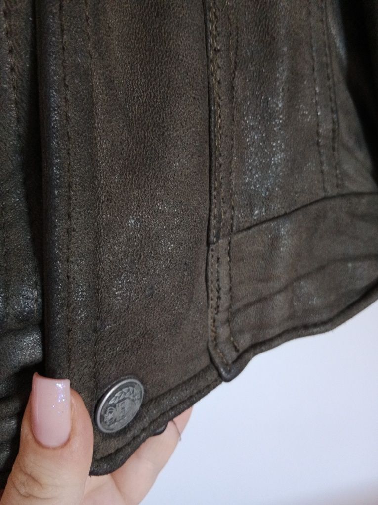 Kurtka skórzana z lat 90. Elazar leather. Vintage skóra naturalna