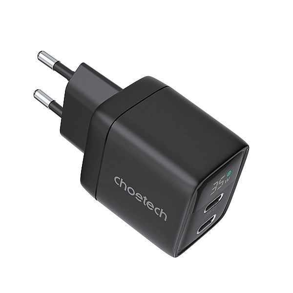 Ładowarka sieciowa Choetech Pd6051 Usb-c Usb-c Pd 35w GaN z wyświetlac