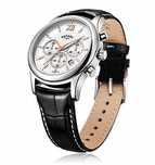 Rotary szwajcarski skórzany zegarek GS00346/06 GS00349/06