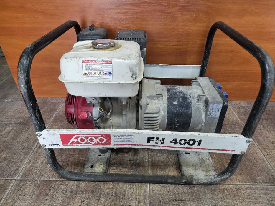 Agregat prądotwórczy FOGO FH 4001 silnik HONDA GX 270 4,2kW Kraków W