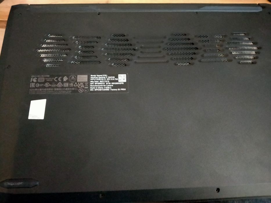 Laptop Gamingowy Lenovo IdeaPad Gaming 3 /RTX3050/ryzen 5 5600h/