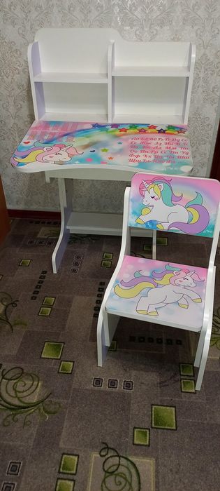 Парта дитяча (единоріжка)