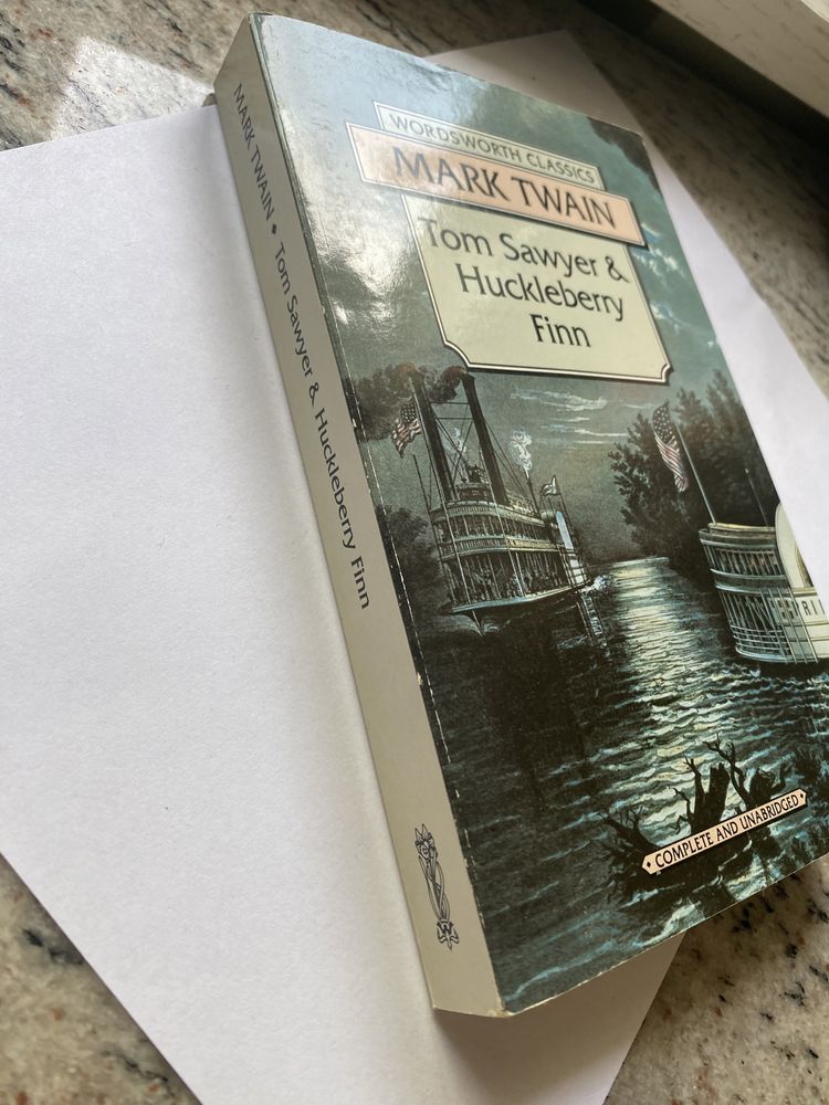 Mark Twain tom sawyer and huckleberry finn książka po angielsku