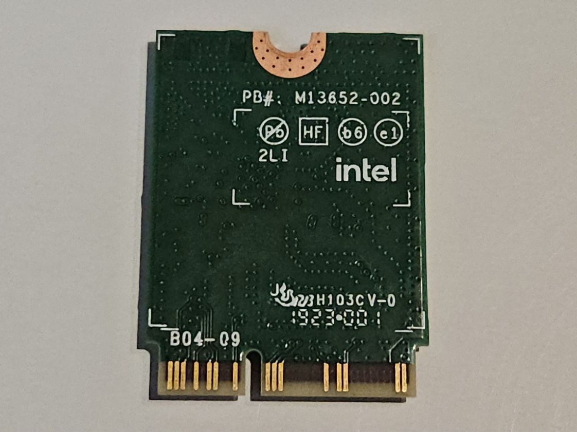 Intel Wifi 6E (AX211NGW) | NOVO