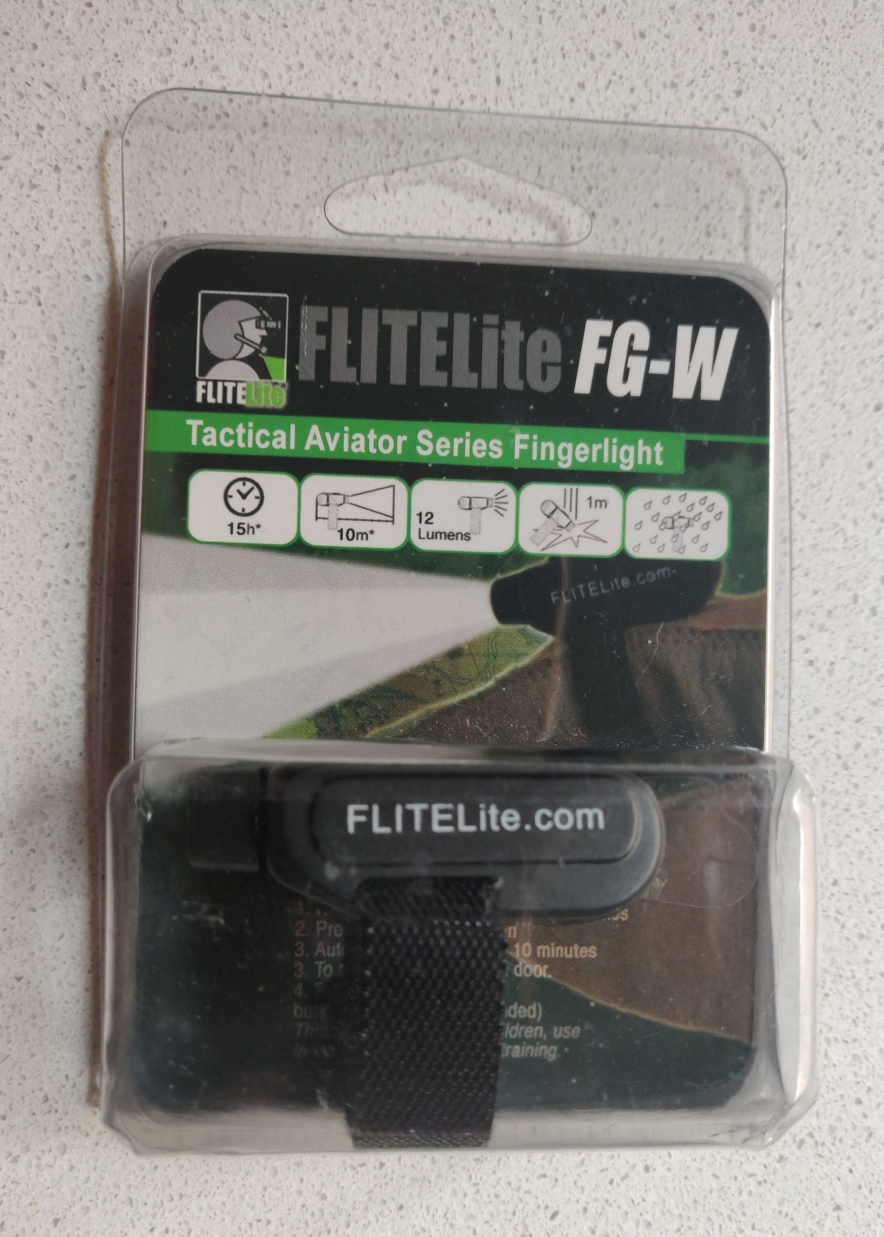 Flitelite fg-w latarka palec taktyczna lotnictwo pilot