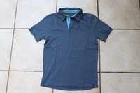 Niebieska koszulka Polo Fouganza