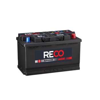 Akumulator RECO AGM 80AH 800A 12V Start-Stop