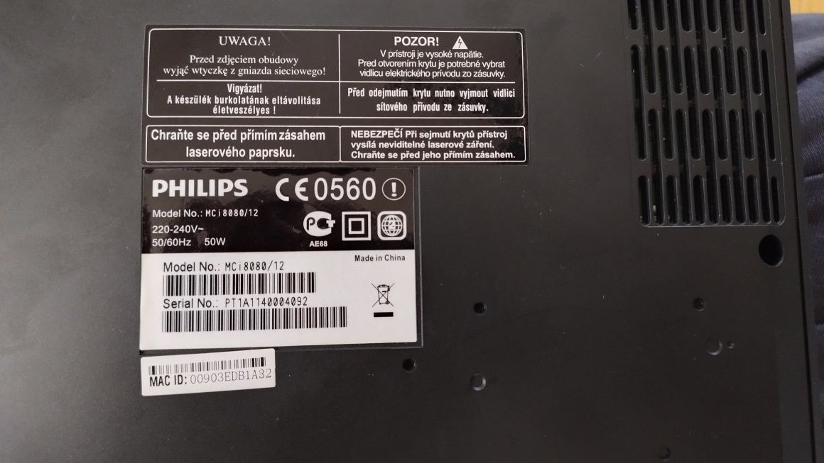 Radio internetowe, wieża Philips MCI8080/12 Streamium