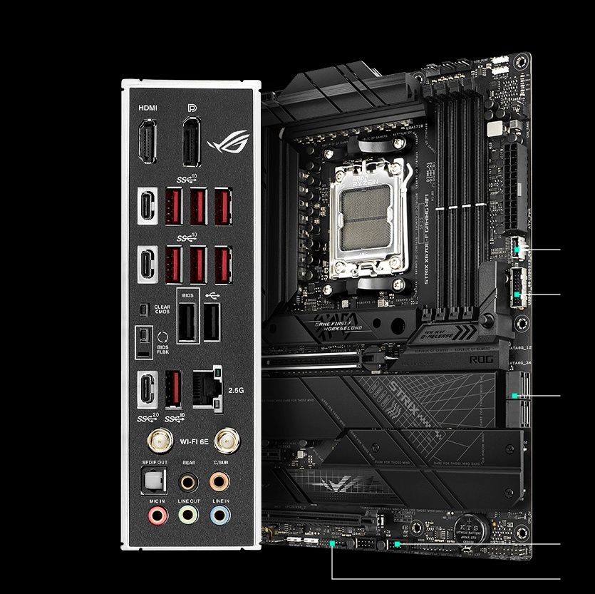 Материнська плата Asus ROG STRIX X670E-F Gaming Wi-Fi sAM5, AMD X670