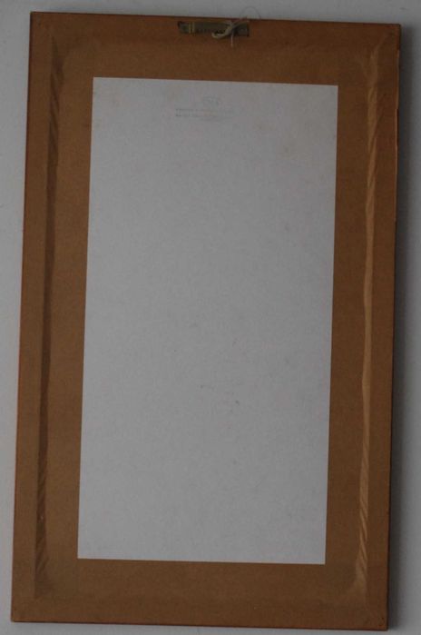 Quadro Bordado Ponto de Cruz "Palhaço" 50 cm x 30,5 cm