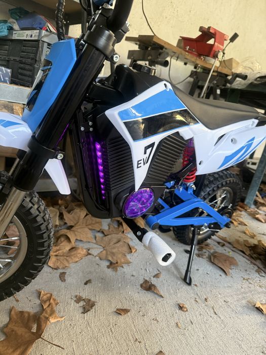 Moto cross electrica de 300 w . Novo modeos ev12m pro