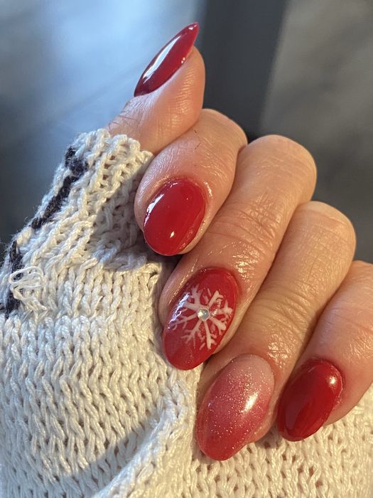 Paznokcie zel hybryda przedluzanie