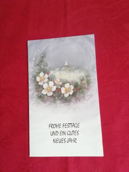 Postal de Natal, alemão