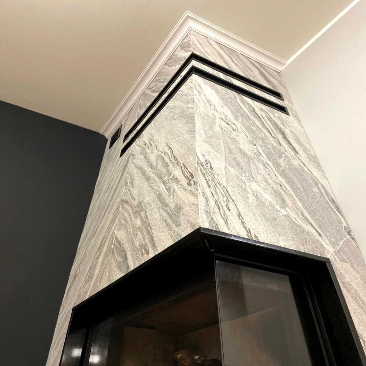 Fornir Kamienny White Marble