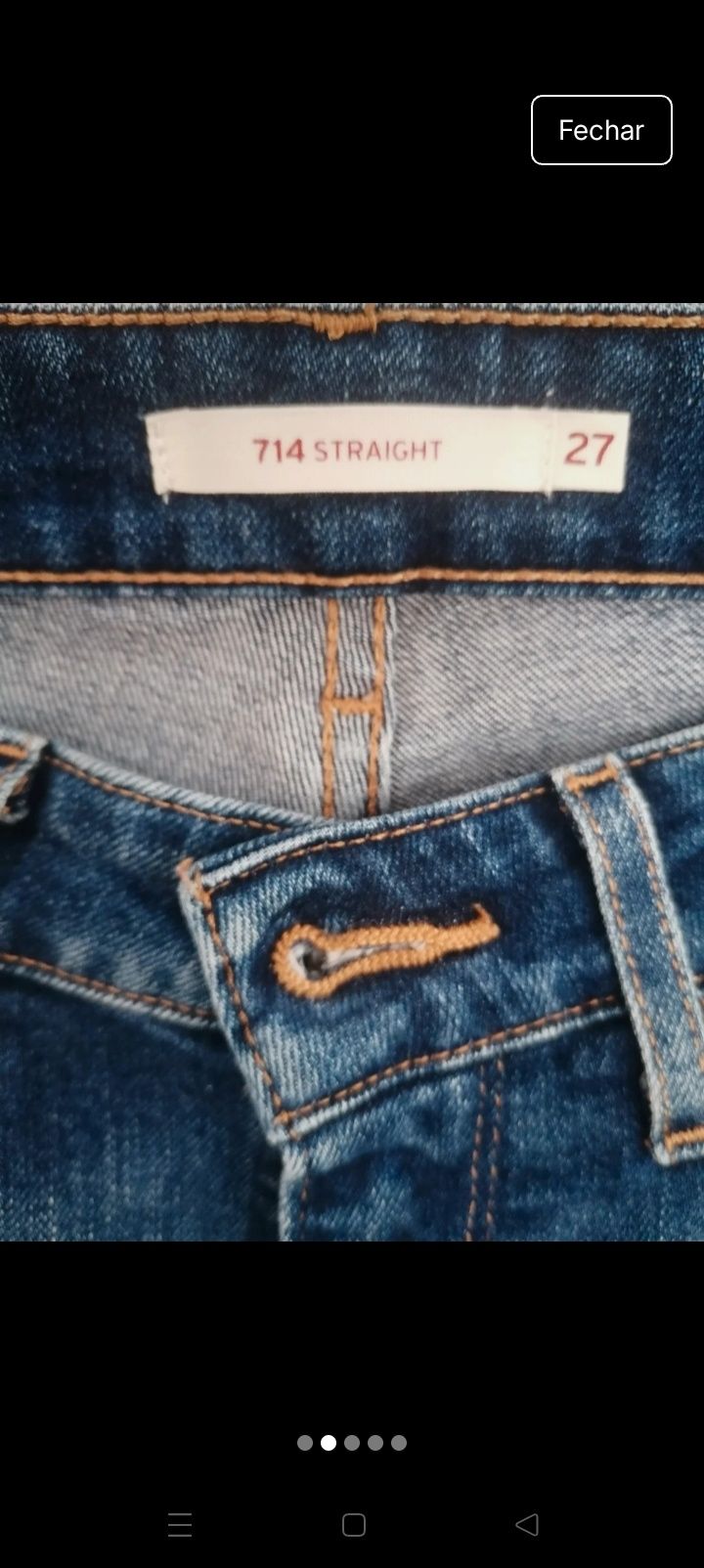 Calças Levis 27 mulher