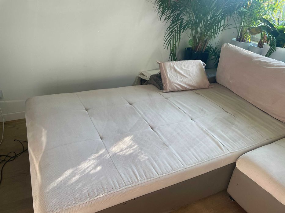 Naroznik bezowy rozkładany cena 50 zł