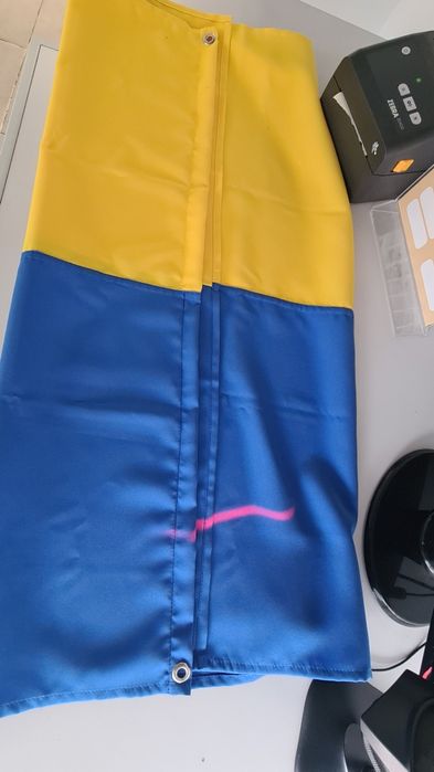 Прапор України  і УПА габардин