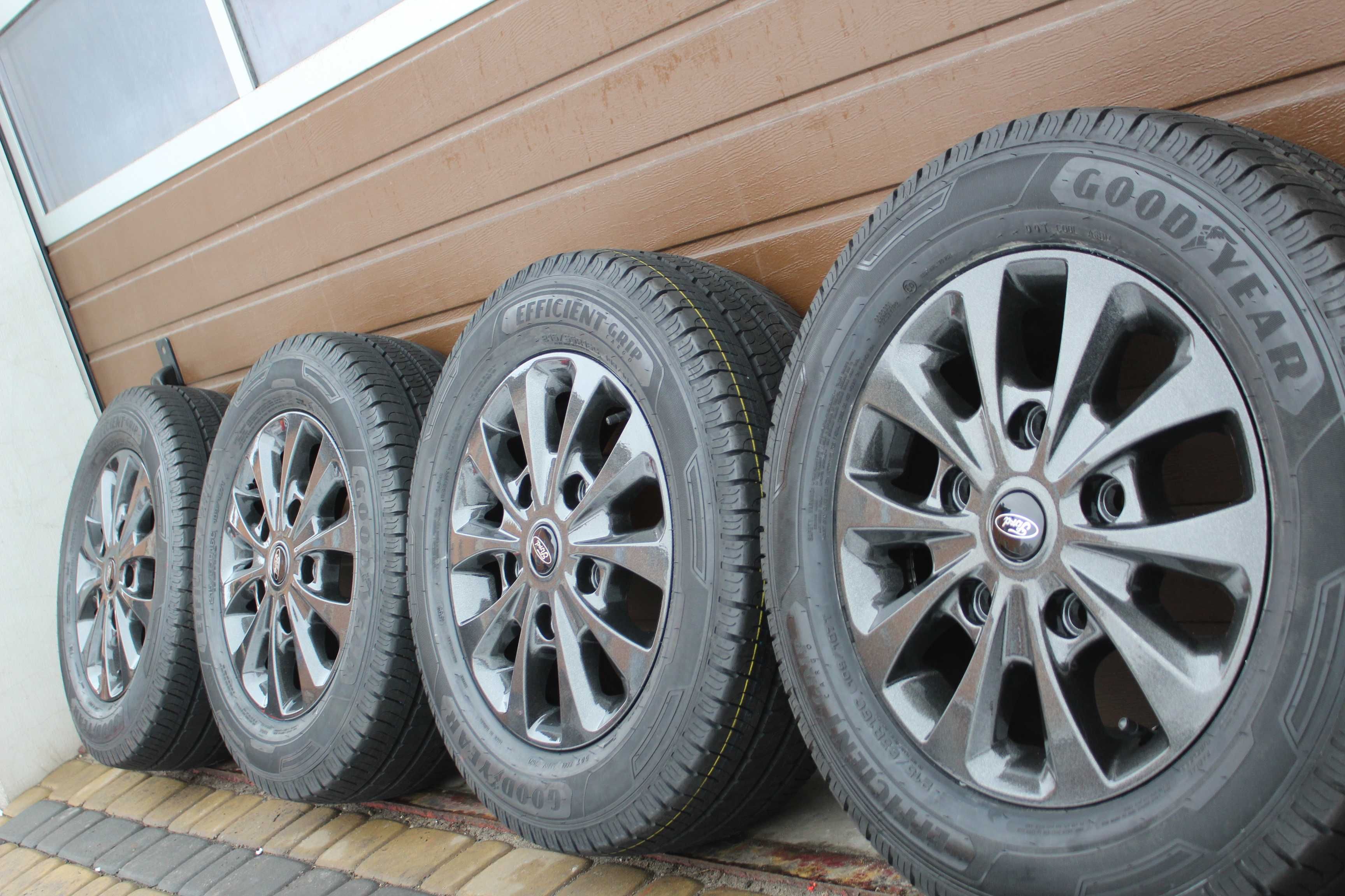 Felgi z Oponami Ford Transit Custom Tourneo 215/65/16C GoodYear 2023r.