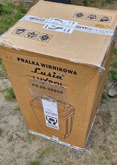 luxpol pralka wirnikowa lusia pb60 2000e, jeszcze z oryginalną folią
