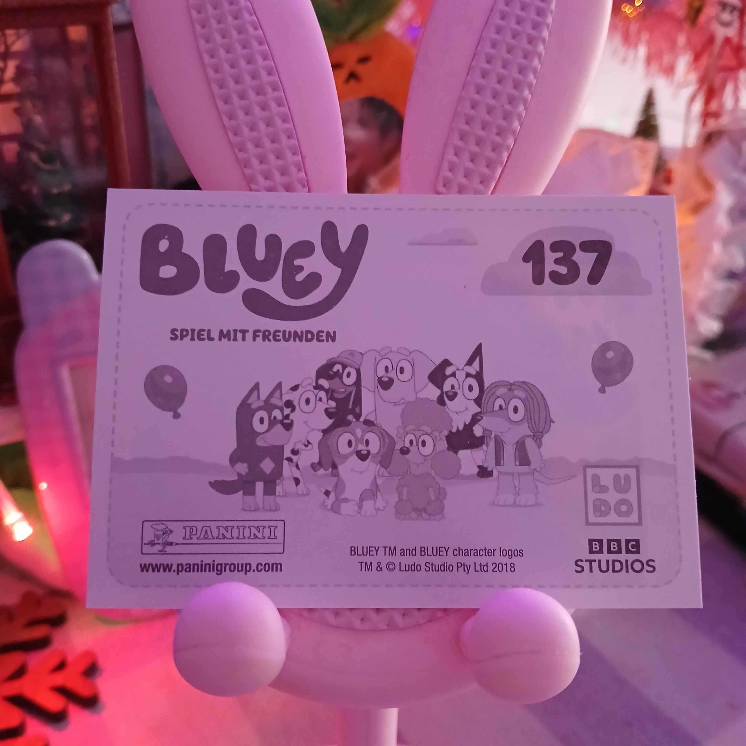 cromos coleção | bluey vamos brincar juntos | 137