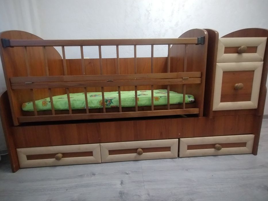 Дитяче ліжко-трансформер ,ліжечко дитяче