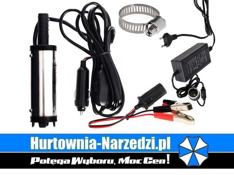 Pompka zanurzeniowa paliwa oleju opałowego 12V / 230V  pompa paliwa