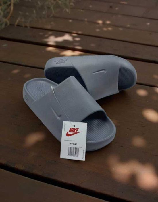 Шльопки найк, сіри шльопанці, гарни та зручна обувь 42 розмір