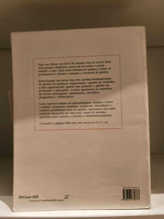 Livro "Administração - Princípios de Gestão Empresarial" de Donnelly