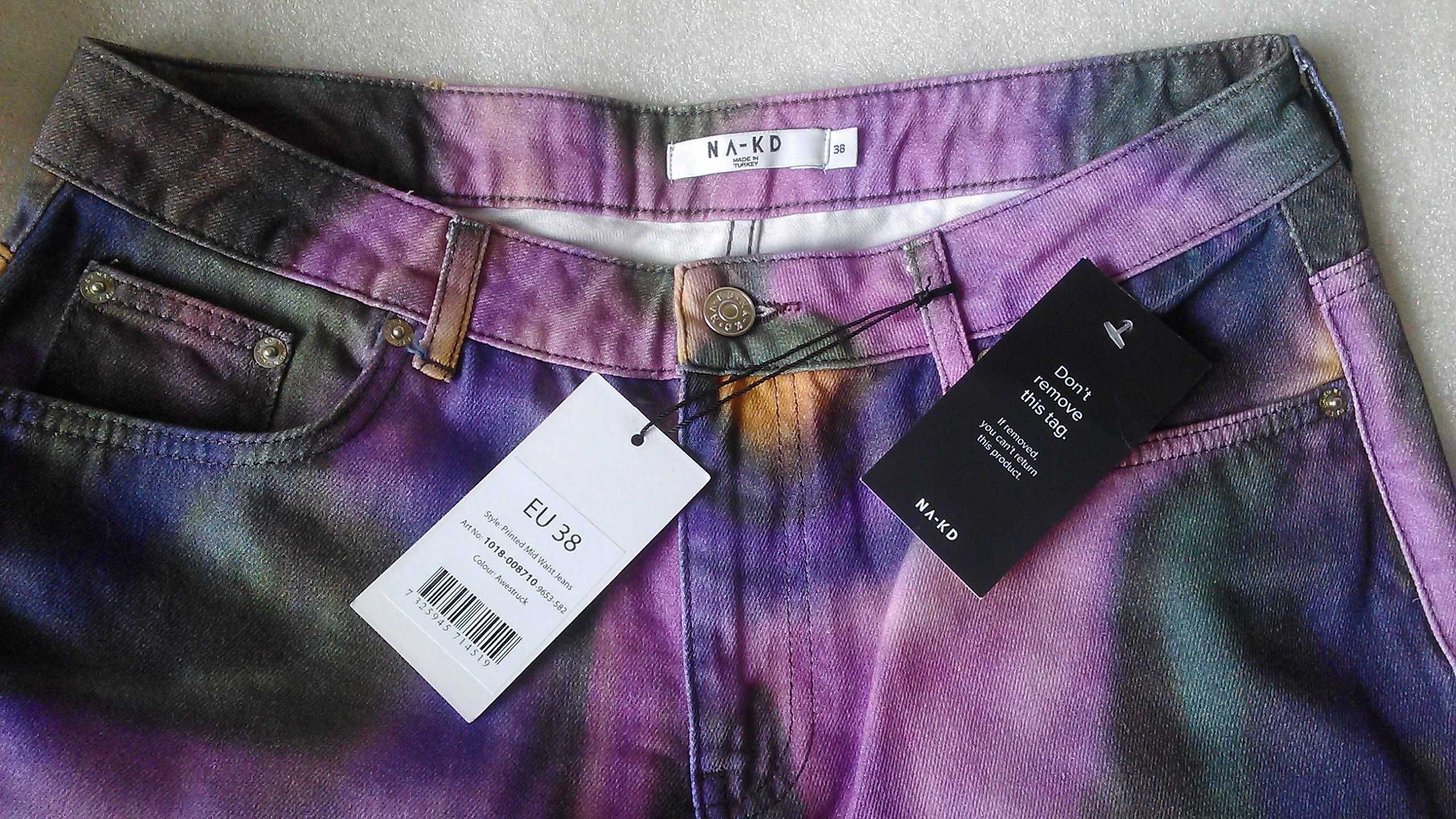 брюки джинсы женские на весну новые разноцветные . разм 38. Турция.