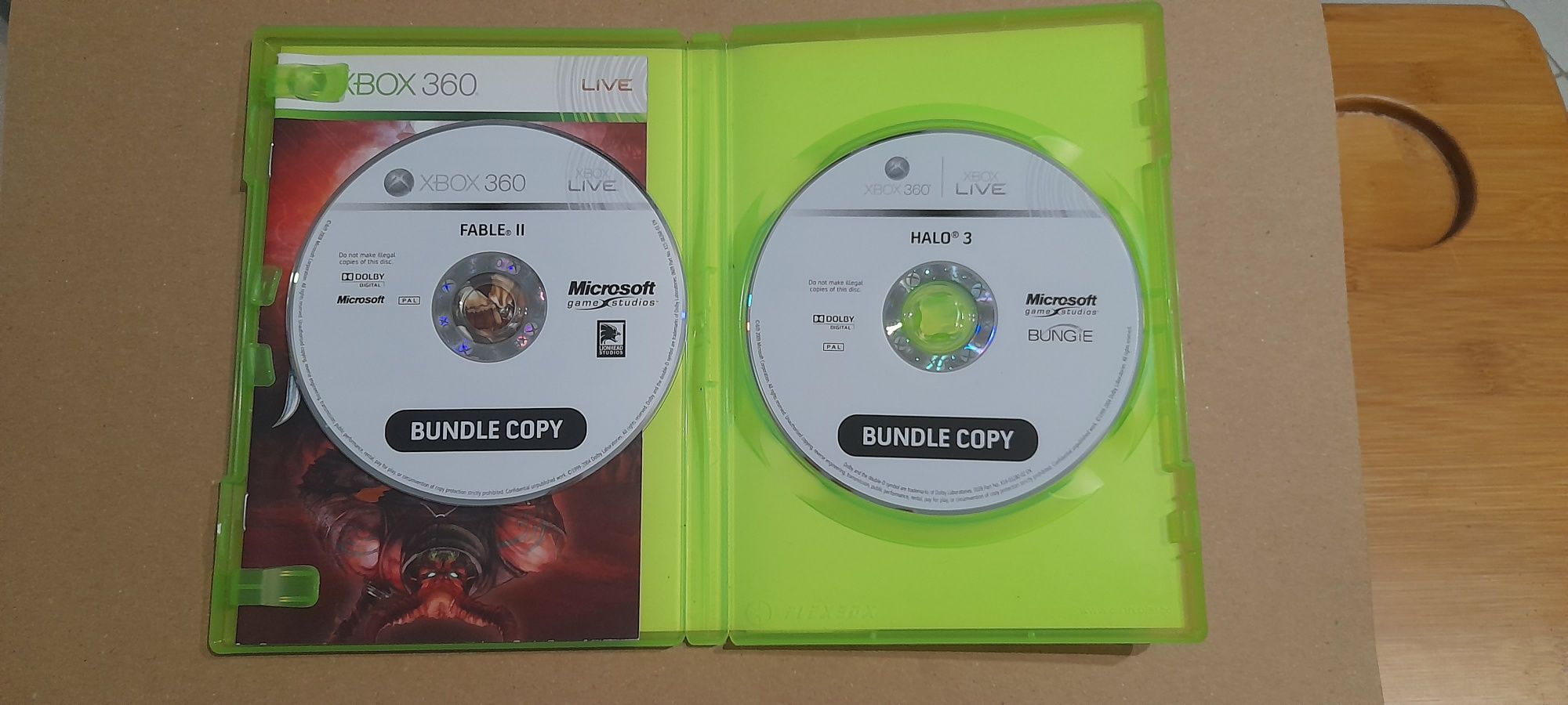 Gry Fable II oraz Halo 3 XBOX360