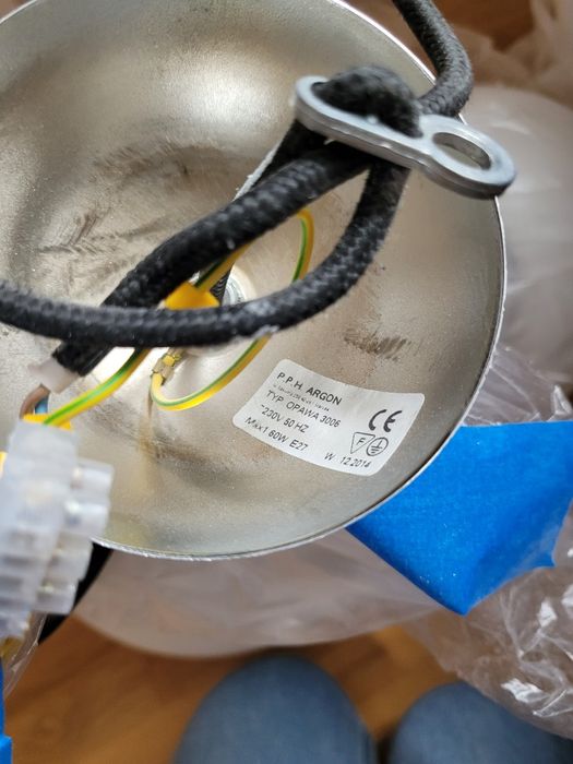 Lampy sufitowe, lampa, biała, mleczna Argon