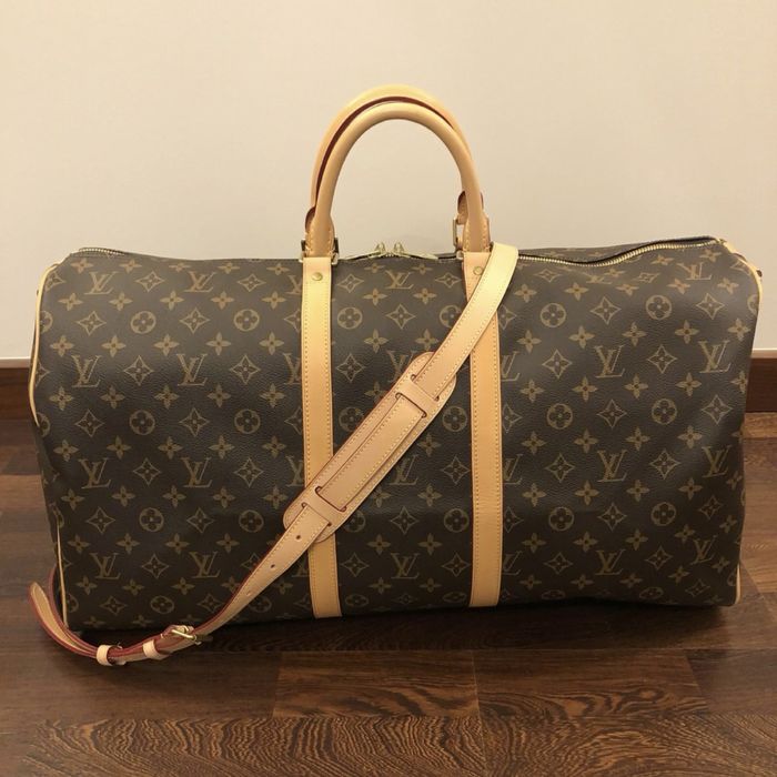 Torba podróżna Louis Vuitton Keepall Bandouliere 55 cm canvas Monogram