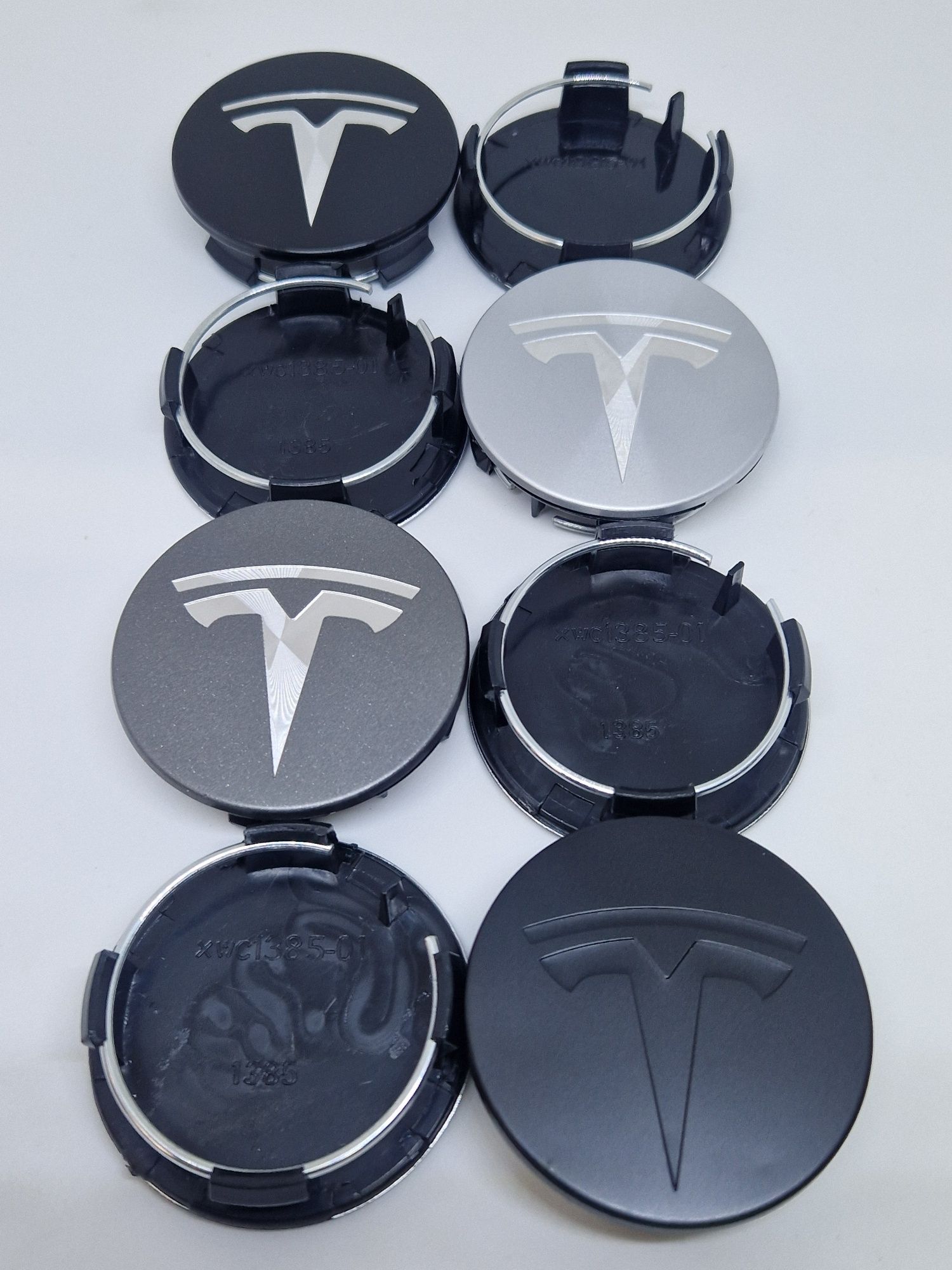 Ковпачки TESLA/Заглушки Тесла/Ковпачки на оригінальні диски Tesla Logo