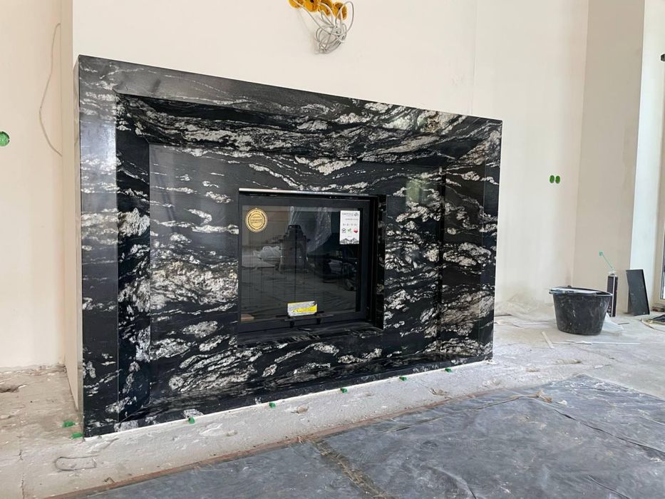 Каміни, оздоблення каменем, камінні полички, камінні портали