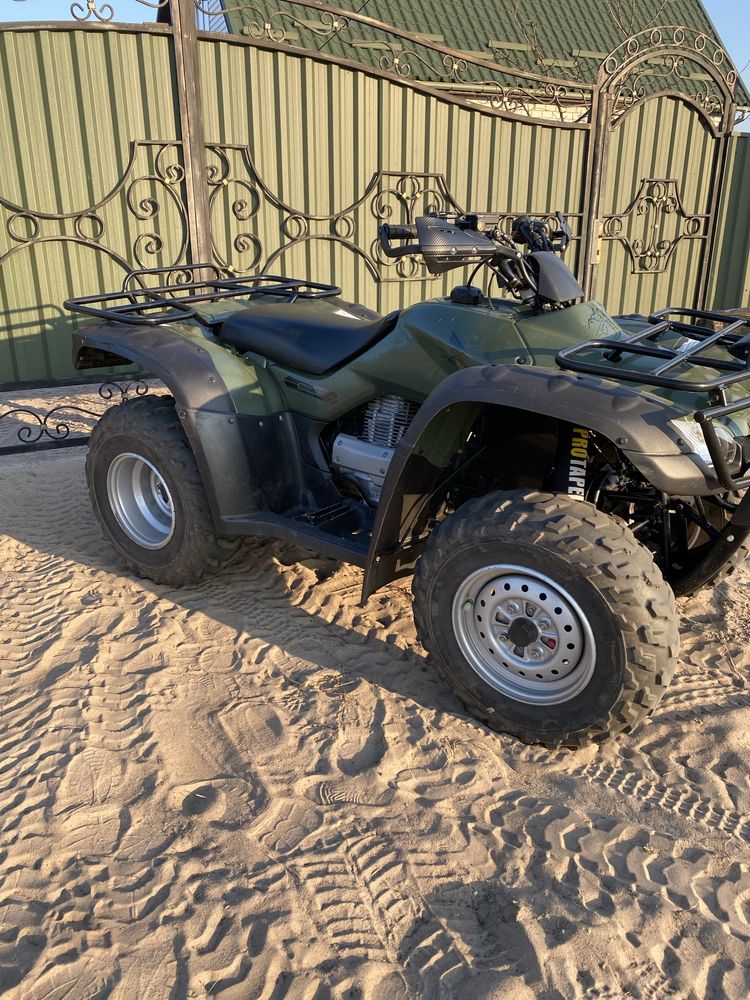 Квадроцикл honda trx350 з прицепом