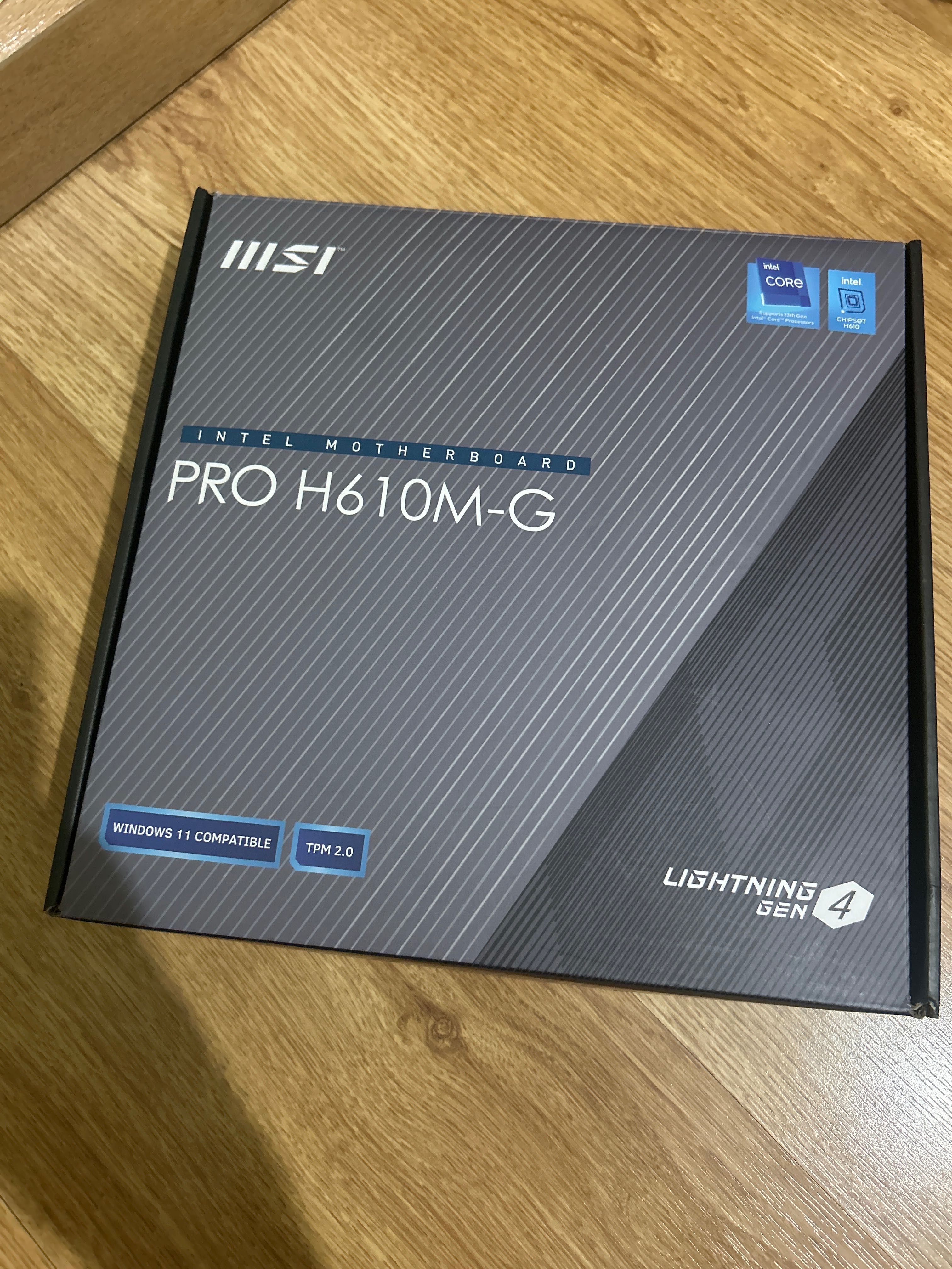 Motherboard Micro-ATX MSI PRO H610M-G DDR5 Skt1700