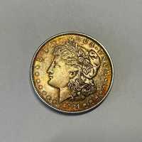 Moneta srebrna USA 1 dolar z 1921r. Ładny