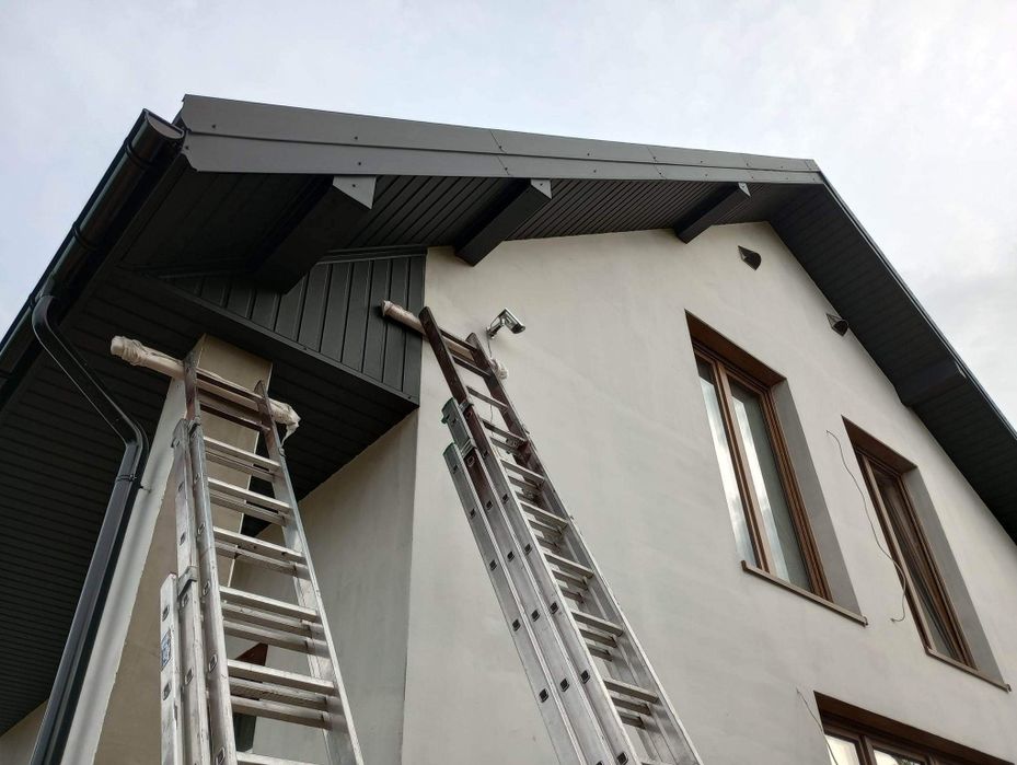 USŁUGI DEKARSKIE - Podbitki dachowe - Okucia kominów