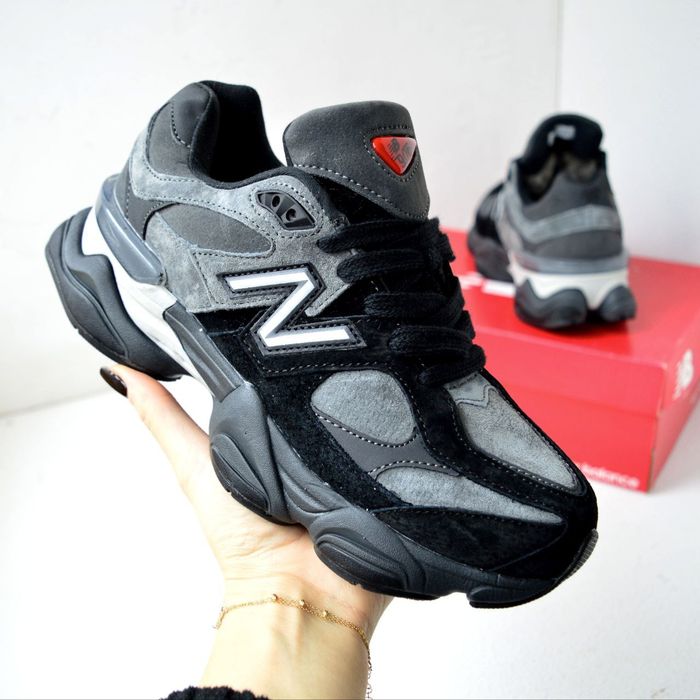 New Balance 9060 кросівки жіночі з хутром зимові нью беленс