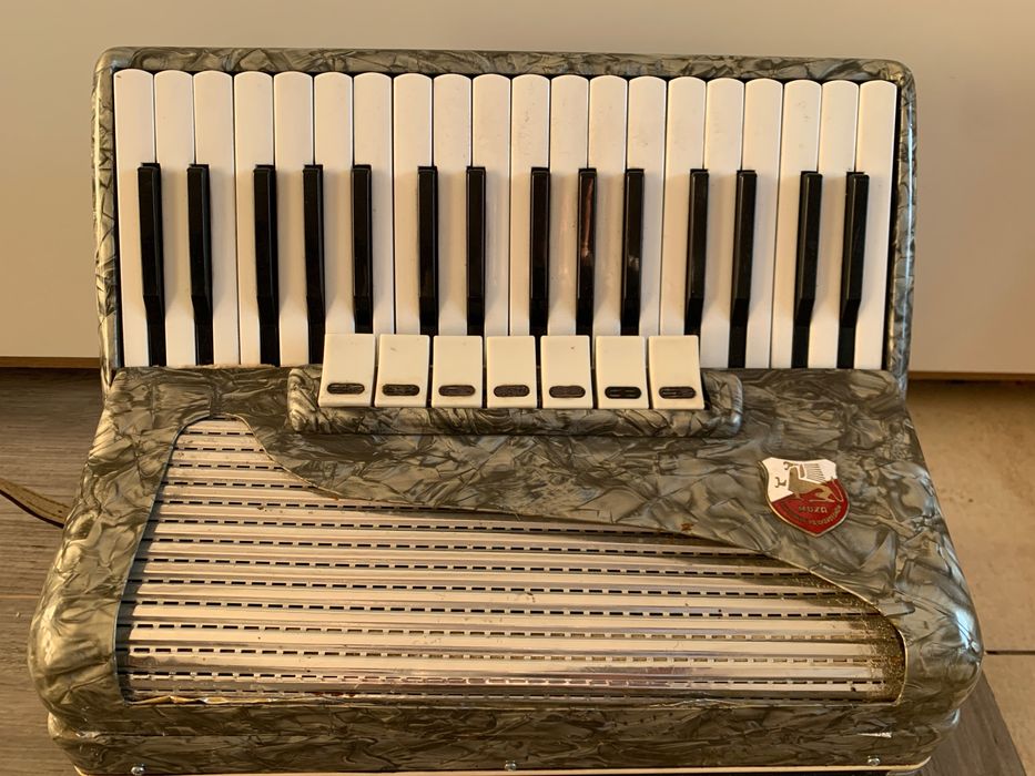 Akordeon BFA Muza Polonez 80 Basów 42x40x19 cm Do Renowacji