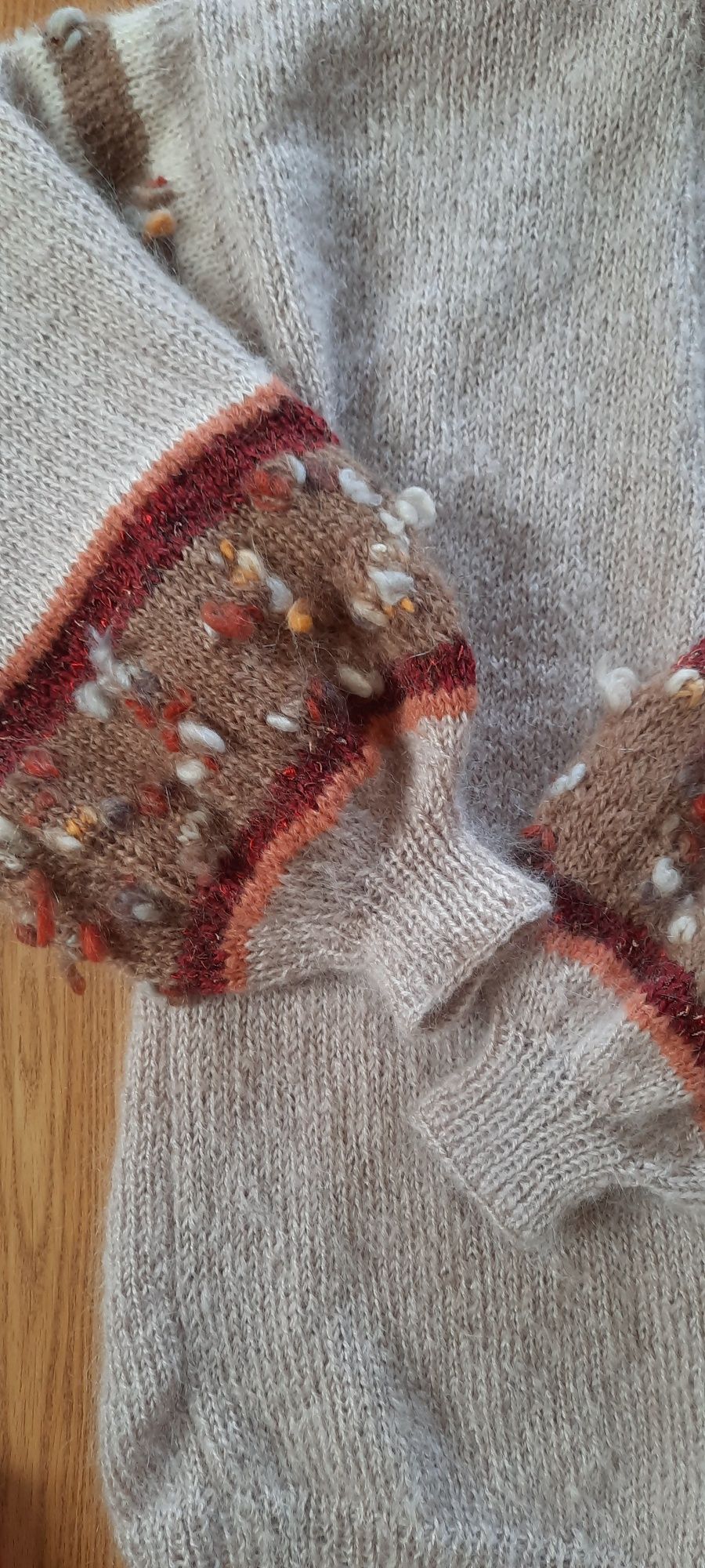 Sweterek handmade oversize
