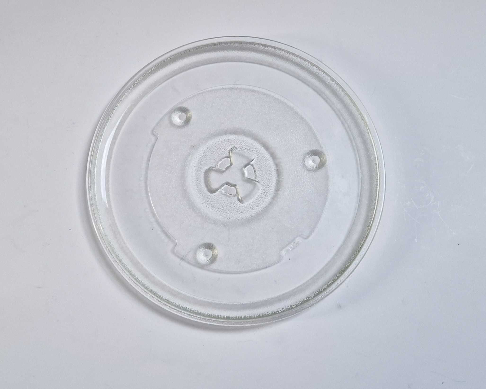 talerz szklany do mikrofali 27 cm + prowadnica i ruszt
